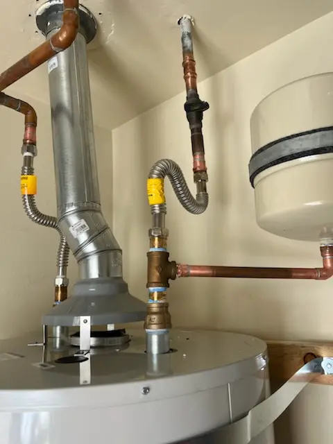 Water heater installation and plumbing repair in Moravia